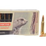 Norma TipStrike Varmint Ammunition 223 Remington 54 Grain Polymer Tip Box of 20