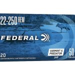 Federal 22-250 REM ammo
