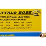 Buffalo Bore Ammunition 357 Magnum Short Barrel 140 Grain Barnes TAC-XP Hollow Point Low Flash Lead-Free Box of 20
