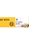 308 WIN cartridges and box