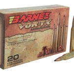 Barnes VOR-TX Ammunition 25-06 Remington 100 Grain TTSX Polymer Tipped Spitzer Boat Tail Lead-Free Box of 20
