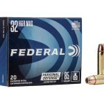 Federal Premium Personal Defense Ammunition 32 H&R Magnum 85 Grain Jacketed Hollow Point Box of 20