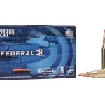 Federal Varmint Ammunition 243 Winchester 75 Grain Hornady V-MAX