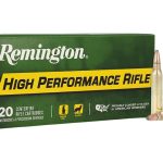 Remington High Performance Rifle Ammunition 223 Remington 55 Grain Pointed Soft Point Box of 20