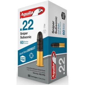 Aguila .22 subsonic cartridges