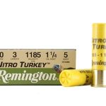 Remington Nitro Turkey Ammunition 20 Gauge 3" 1-1/4 oz of #5 Buffered Shot Box of 10