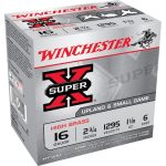 Winchester Super-X High Brass Ammunition 16 Gauge 2-3/4" 1-1/8 oz #6 Shot