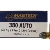 380 AUTO cartridges and box