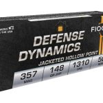 Fiocchi Defense Dynamics Ammunition 357 Magnum 148 Grain Jacketed Hollow Point Box of 50