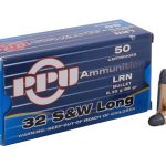 Prvi Partizan Ammunition 32 S&W Long 98 Grain Lead Round Nose Box of 50