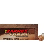 Barnes VOR-TX Ammunition 7mm Remington Magnum 160 Grain TSX Hollow Point Boat Tail Lead-Free Box of 20