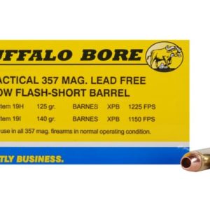 Buffalo Bore 357 Magnum Ammo
