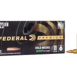 Federal Premium Gold Medal Ammunition 223 Remington 69 Grain Sierra MatchKing Hollow Point Boat Tail Box of 20