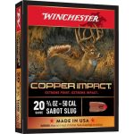Winchester Copper Impact Ammunition 20 Gauge 2-3/4" 3/4 oz Copper Extreme Point Sabot Slug Lead-Free