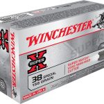 Winchester Super-X Ammunition 38 Special 158 Grain Lead Semi-Wadcutter Box of 50