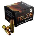 G2 Research Telos Ammunition 38 Special +P 105 Grain Controlled Fragmenting Hollow Point Solid Copper Lead-Free Box of 20
