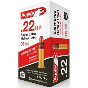 Aguila .22 HP cartridges