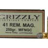 Grizzly 41 Rem Mag ammo
