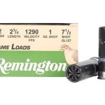 Remington Game Load Ammunition 12 Gauge 2-3/4" 1 oz #7-1/2 Shot
