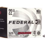 Federal AutoMatch Target Ammunition 22 Long Rifle 40 Grain Lead Round Nose