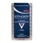 CCI Stinger Ammunition 22 Long Rifle 32 Grain Plated Lead Hollow Point