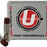 Underwood Ammunition 454 Casull 325 Grain Lead Long Flat Nose Gas Check Box of 20