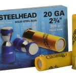 DDupleks Steelhead Pen-Track Ammunition 20 Gauge 2-3/4" 11/16 oz Solid Steel Slug Box of 5