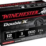Winchester Double X Turkey Ammunition 12 Gauge 3" 1-3/4 oz #5 Copper Plated Shot Box of 10