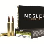Nosler E-Tip Ammunition 25-06 Remington 100 Grain Polymer Tip Lead-Free Box of 20
