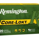 Remington Core-Lokt Ammunition 25-06 Remington 100 Grain Core-Lokt Pointed Soft Point Box of 20