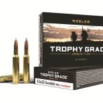 Nosler Trophy Grade Ammunition 6.5x55mm Swedish Mauser 140 Grain AccuBond Spitzer Box of 20