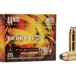 Federal Fusion Ammunition 44 Remington Magnum 240 Grain Bonded Jacketed Hollow Point