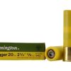 Yellow 20 gauge shotgun slugs