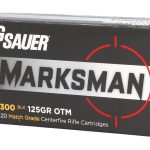 Sig Sauer Marksman Elite Ammunition 300 AAC Blackout 125 Grain Open Tip Match