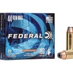 Federal Power-Shok Ammunition 44 Remington Magnum 180 Grain Jacketed Hollow Point Box of 20