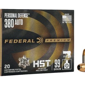 Federal 380 Auto HST ammo