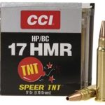 CCI Ammunition 17 Hornady Magnum Rimfire (HMR) 17 Grain Speer TNT Jacketed Hollow Point