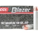 Blazer Ammunition 357 Magnum 158 Grain Jacketed Hollow Point Box of 50