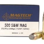Magtech Ammunition 500 S&W Magnum 400 Grain Semi-Jacketed Soft Point Box of 20
