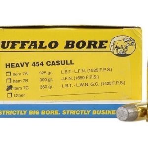 Buffalo Bore 454 Casull ammo