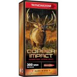 Winchester Copper Impact Ammunition 300 Winchester Short Magnum (WSM) 180 Grain Copper Extreme Point Polymer Tip Lead Free Box of 20
