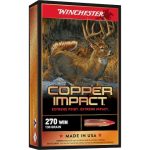 Winchester Copper Impact Ammunition 270 Winchester 130 Grain Copper Extreme Point Polymer Tip Lead-Free Box of 20