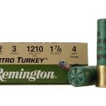 Remington Nitro Turkey Ammunition 12 Gauge 3" 1-7/8 oz of #4 Buffered Shot Box of 10
