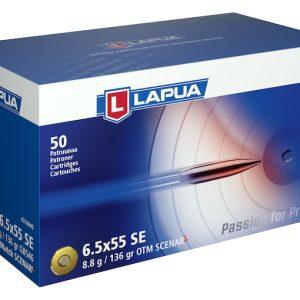Lapua 6.5x55 SE cartridges
