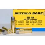 Buffalo Bore Ammunition 500 JRH (500 S&W Short) 440 Grain Hard Cast Lead Flat Nose Box of 20