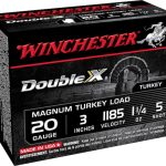 Winchester Double X Magnum Turkey Ammunition 20 Gauge 3" 1-1/4 oz #5 Shot Box of 10