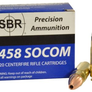 .458 SOCOM cartridges and box