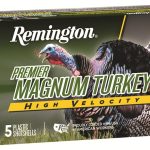 Remington Premier Magnum Turkey Ammunition 20 Gauge 3" High Velocity 1-1/8 oz #5 Copper Plated Shot Box of 5