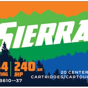 Sierra 44 Rem Mag cartridges