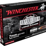 Winchester Expedition Big Game Long Range Ammunition 7mm Remington Magnum 168 Grain Nosler AccuBond LR Box of 20